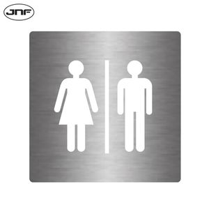 PICTOGRAMA HOMEM/MULHER EM INOX 150X150MM