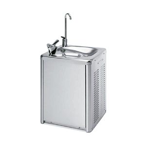 FONTE DE ÁGUA REFRIGERADA PAREDE 30L/H EM INOX