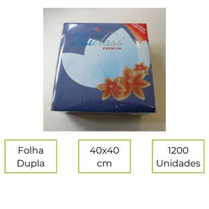 GUARDANAPOS PREMIUM 40X40 CX24 M50 AZUL