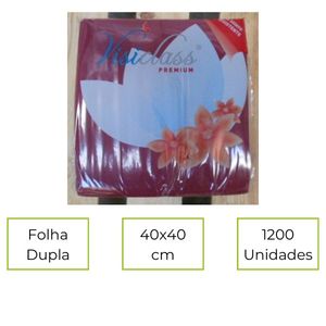 GUARDANAPOS PREMIUM 40X40 CX24 M50 BORDEAUX