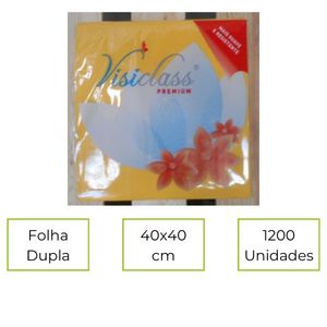 GUARDANAPOS PREMIUM 40X40 CX24 M50 AMARELO