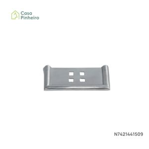 SABONETEIRA DE PAREDE EM INOX ESCOVADO 150MM