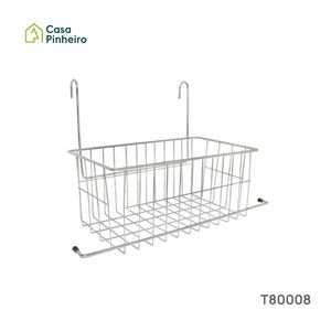 CESTO METAL P/CARRO LIMPEZA