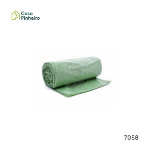 SACO ROLO 55X55 15U FF 30L VERDE