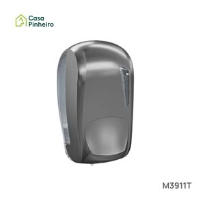DISPENSADOR SABONETE LÍQUIDO ABS TITÂNIO 1L MARPLAST