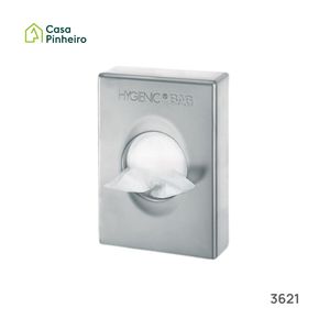 DISPENSADOR BOLSAS HIGIÉNICAS ABS ESCOVADO