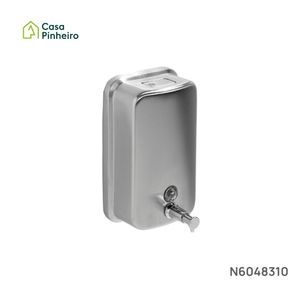 DISPENSADOR SABÃO LIQUIDO EM INOX ESCOVADO JNF 1L