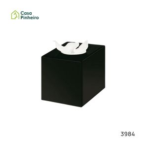 DISPENSADOR TISSUE BOX PRETO MATE
