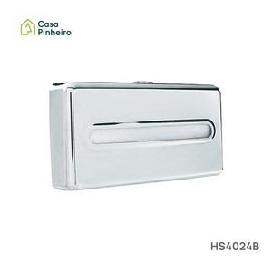 DISPENSADOR LENÇOS FACIAIS EM AÇO CROMADO