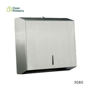 TOALHEIRO INOX ESCOVADO MEDIO HI-SET