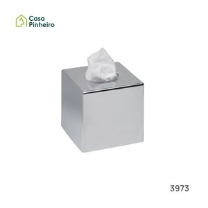 DISPENSADOR LENÇOS FACIAIS CROMADO SANIBOX