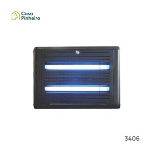 INSECTOCAÇADOR HALO PRETO 30W