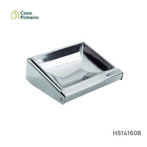 CINZEIRO DE PAREDE EM INOX BRILHO