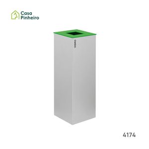 ECOPONTO INDIVIDUAL DE RECICLAGEM INOX 40L