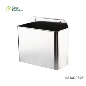 PAPELEIRA INOX DE PAREDE 11L