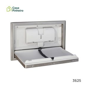 FRALDARIO DE ENCASTRAR HORIZONTAL EM INOX