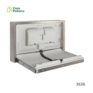 FRALDARIO DE PAREDE HORIZONTAL INOX