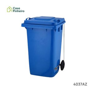 CONTENTOR AZUL COM PEDAL 240L