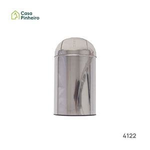 BALDE INOX 10 LITROS TAMPA PUSH