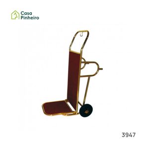 CARRO DE LUXO PARA MALAS DOURADO