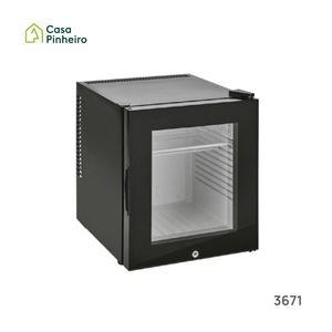 MINIBAR 30LT PRETO ABSORÇÃO C/PORTA VIDRO