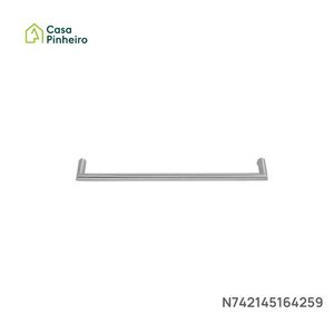 TOALHEIRO EM INOX ESCOVADO 425MM