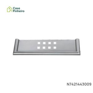 SABONETEIRA DE PAREDE EM INOX ESCOVADO 300MM