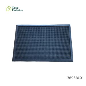 TAPETE DESINFETANTE BORRACHA PRETO 40X60CM