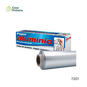ROLO DE PAPEL ALUMINIO INDUSTRIAL 0.29X200M