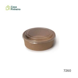 FORMA CARTÃO KRAFT E TAMPA PET 500ML 25 UNI.