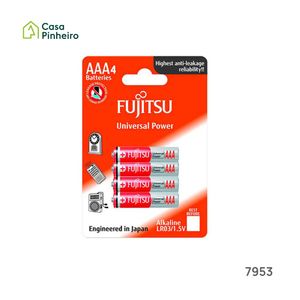 PILHA LR06/AA ALCALINAS PACK 4