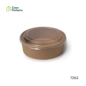 FORMA CARTÃO KRAFT E TAMPA PET 1100ML 25 UNI.