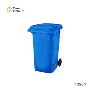 CONTENTOR AZUL COM PEDAL 120L HI-SET
