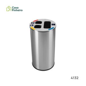 BALDE ECOPONTO EM INOX 60L