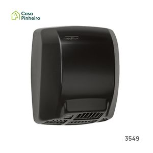 SECADOR MÃOS MEDICLINICS MEDIFLOW PRETO 2750W