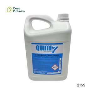 QUIMI7 P100 GEL C/CLORO LIMÃO 5L
