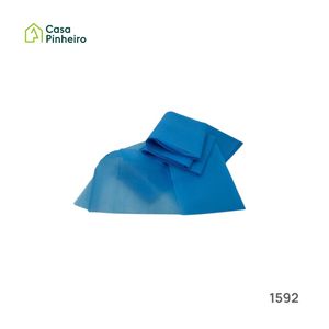 LENÇOL DESCARTÁVEL PLASTIF. AZUL 0.8X2.10M 120UN